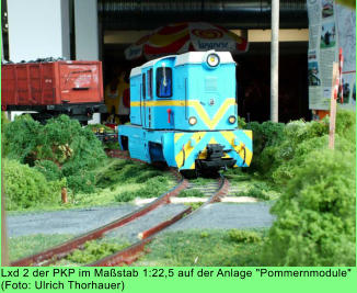 Lxd 2 der PKP im Maßstab 1:22,5 auf der Anlage "Pommernmodule" (Foto: Ulrich Thorhauer)