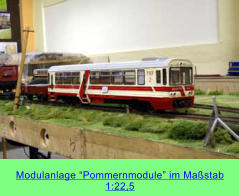 Modulanlage “Pommernmodule” im Maßstab 1:22,5